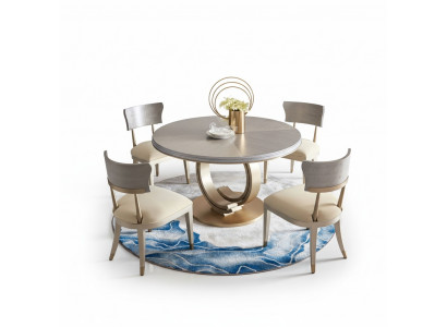 Dining chair room set seat modern suite 4x chairs upholstery backrest design