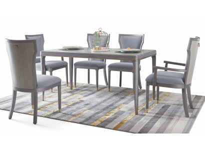 Luxury Design Upholstered Chair Chairs Office Seat Dining Room Wood Furniture