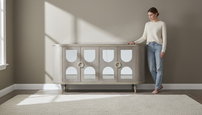 Dresser Dressers Designer Board Cabinets Wood Sideboard Shelf
