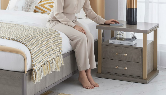 Design 1x bedside console tables furniture wood new table