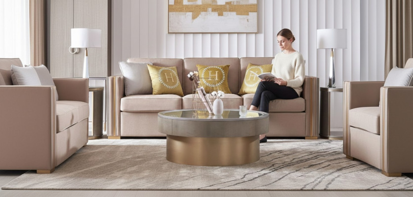 Modern table coffee table side table sofa design living room stainless steel
