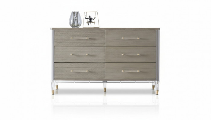 Design dresser with 6 drawers sideboard lowboard cabinet sideboard