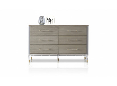 Design dresser with 6 drawers sideboard lowboard cabinet sideboard