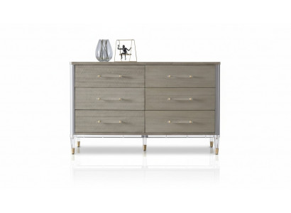 Design dresser with 6 drawers sideboard lowboard cabinet sideboard