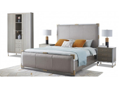 Bedside table dresser 4-piece bedroom décor set modern luxury design