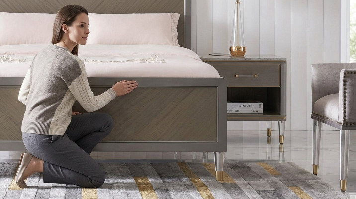 Bedside table luxury wood bedside tables consoles night modern style