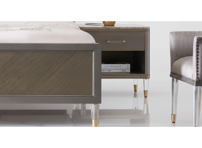 Bedside table luxury wood bedside tables consoles night modern style