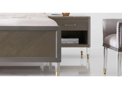 Bedside table luxury wood bedside tables consoles night modern style