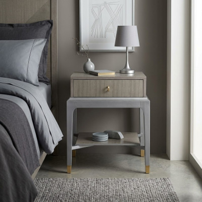 Design night table console side luxury sleep room metal consoles