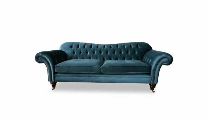 Sofa Luxury Textile Chesterfield Couch Sofas Upholstery Big 3-Seater Suite