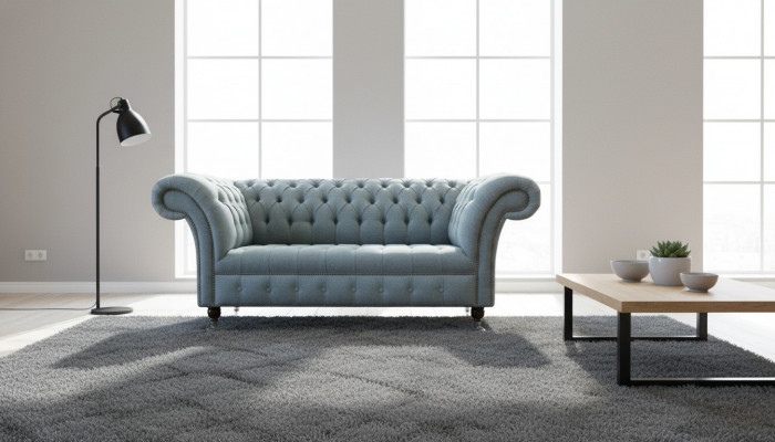 Chesterfield Sofa Couch Upholstered Designer 2-Seater Suite Sofas Two-Seater New