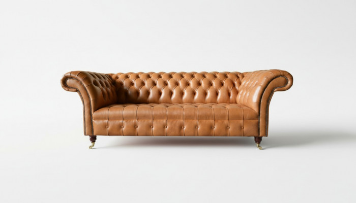 Chesterfield Design Luxury Upholstered Sofa Couch Seat Textile Suite Leather