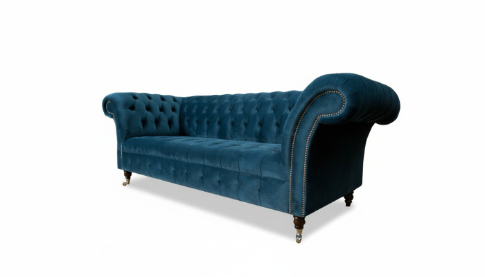 Chesterfield Sofa Seat Couch Modern Upholstery Seat Set Fabric