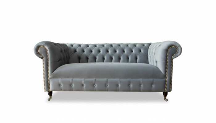 Chesterfield Sofa Couch Upholstery Fabric Leather Textile Couches Decor Suite