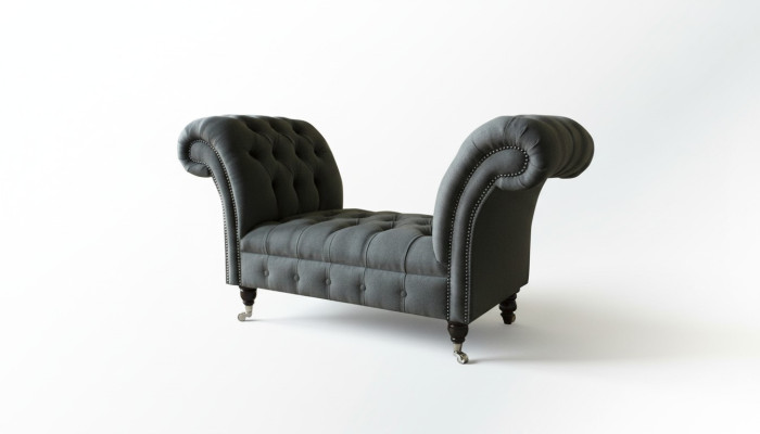Living room luxury armchair hotel upholstery modern single-seater designer gray relax new
