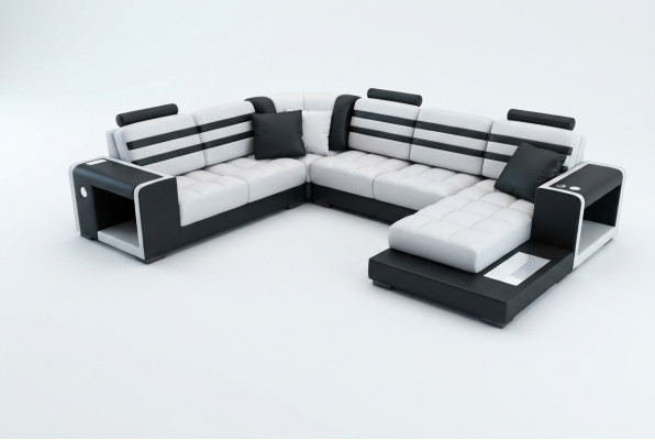 Living area corner sofa U-shape sofa couch design couch textile modern upholstery new