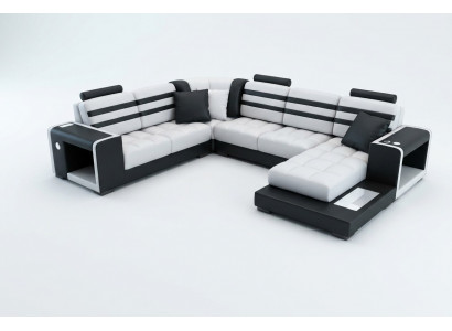 Living area corner sofa U-shape sofa couch design couch textile modern upholstery new