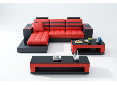 Corner sofa upholstered suite living landscape L-shaped designer sofa couch corner sofa luxury.