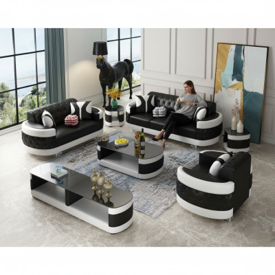 Living room set sideboard coffee table side table table 7-piece complete suite