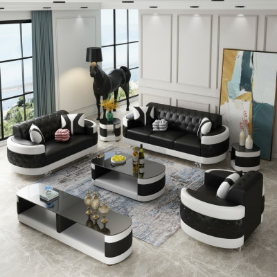 Living room set sideboard coffee table side table table 7-piece complete suite
