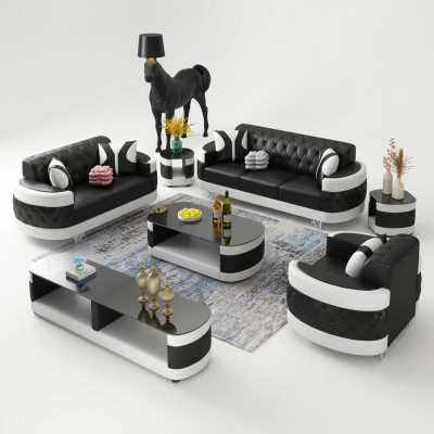 Living room set sideboard coffee table side table table 7-piece complete suite