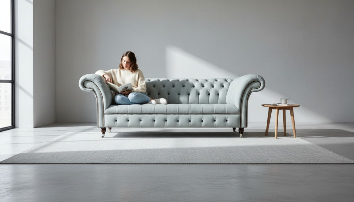 Sofa couch upholstery set seat sofas couches Chesterfield 3-seater