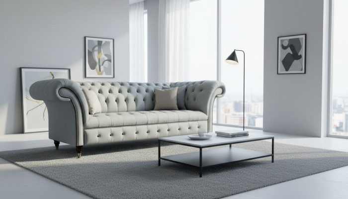 Sofa couch upholstery set seat sofas couches Chesterfield 3-seater