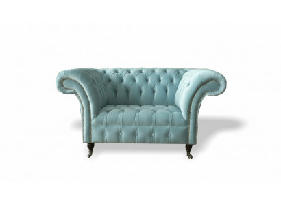 Chesterfield Armchair Design Upholstered Sofa Couch Couches Sofas Textile Furniture New