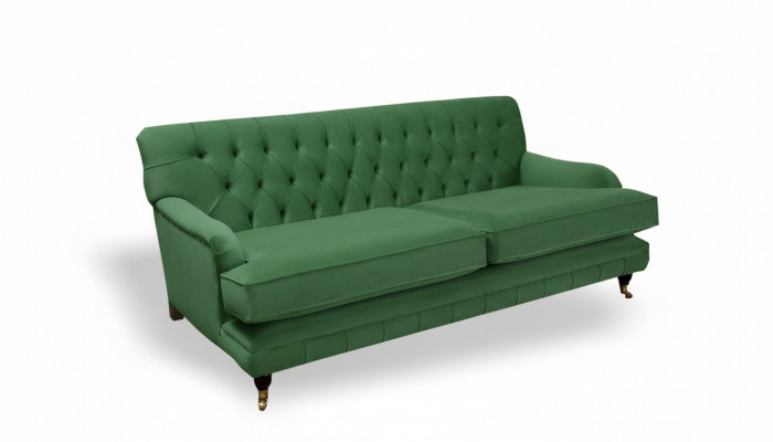 Chesterfield Designer Furniture High-Quality Three-Seater Couch Upholstery Fabric