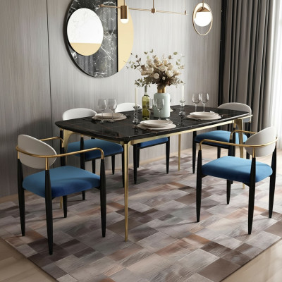 Dining Room Complete Set 7-Piece Suite Table Luxury Wood Furniture New