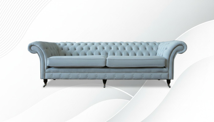 Upholstered Sofas Design Luxury Couch Sofa 4-Seater Fabric Sofas Four-Seater Velvet New
