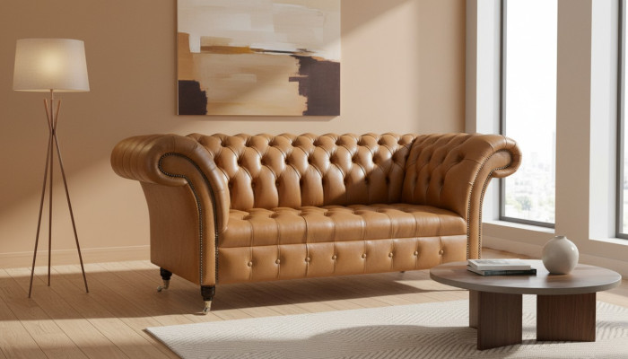 Sofa 2-seater upholstered designer couches sofas suite leather sofa two-seater new