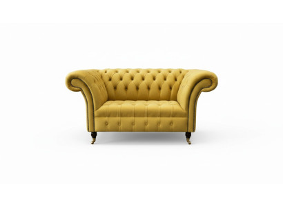 Classic Chesterfield Armchair Couch Sofa Upholstery Seat Lounge Relax Club Fabric