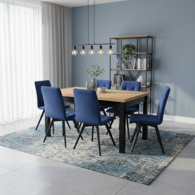 Dining Table 6x Chairs Dining Room Set Dining Group Classic Table 7-piece Set Chair New