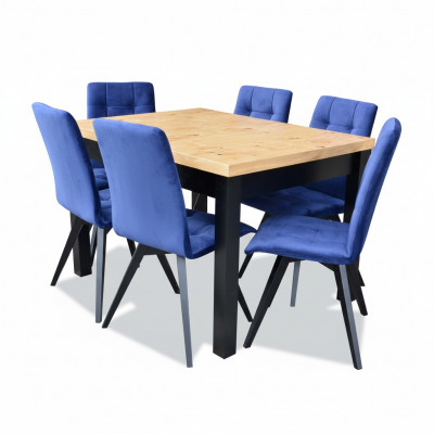 Dining Table 6x Chairs Dining Room Set Dining Group Classic Table 7-piece Set Chair New