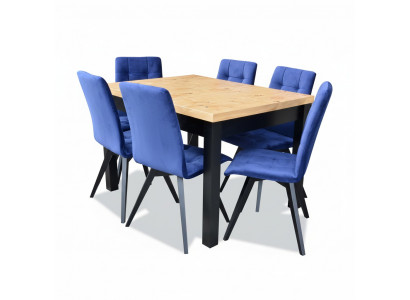 Dining Table 6x Chairs Dining Room Set Dining Group Classic Table 7-piece Set Chair New