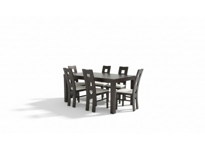 Classic dining room furniture dining set armchair table group 7-piece set classic