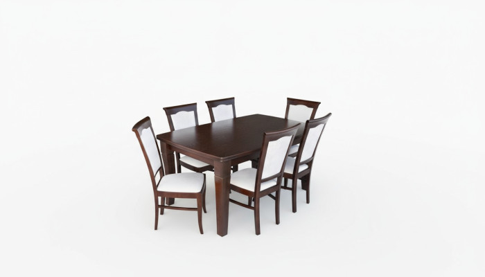 Complete dining set 7-piece. Dining room set modern table 6x chairs chair