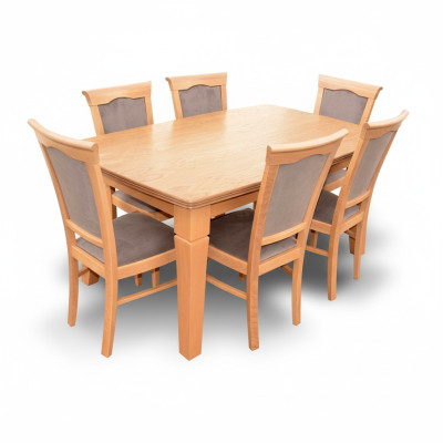 Complete set dining table 4 chairs dining room set dining group wooden table tables 5-piece set
