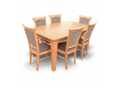 Complete set dining table 4 chairs dining room set dining group wooden table tables 5-piece set