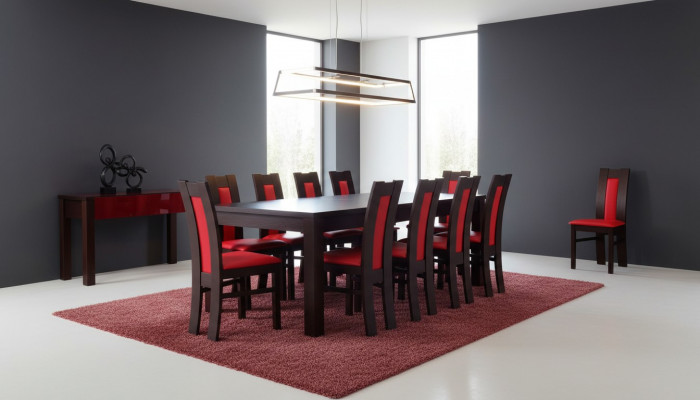 Dining Table Dining Room Set Dining Group Classic Table 11-Piece Set Chair 10x Chairs