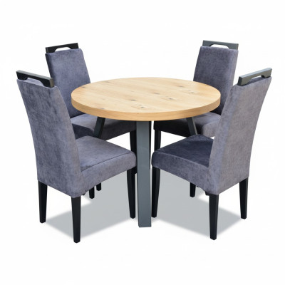 Dining table 4 chairs dining room set dining group modern chairs table tables 5-piece set.