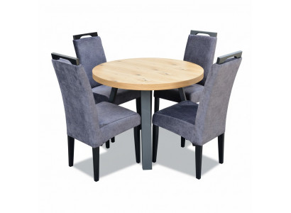 Dining table 4 chairs dining room set dining group modern chairs table tables 5-piece set.