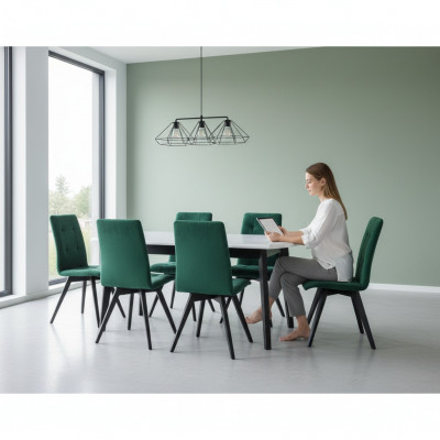 Dining table 6 chairs dining room set dining group classic table table suite new