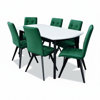 Dining table 6 chairs dining room set dining group classic table table suite new