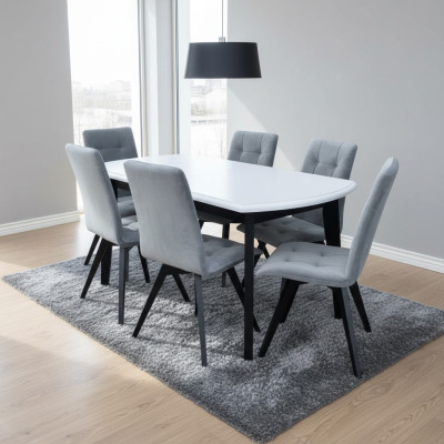 Dining Room Set Classic Table 6x Chairs Luxury Tables 7-piece Complete New