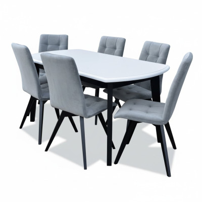 Dining Room Set Classic Table 6x Chairs Luxury Tables 7-piece Complete New