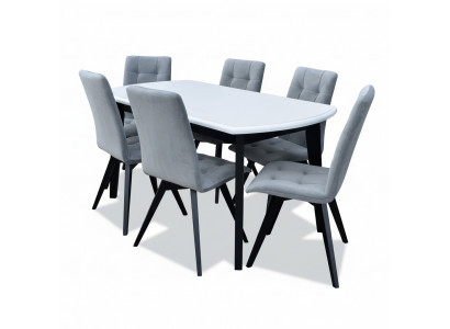 Dining Room Set Classic Table 6x Chairs Luxury Tables 7-piece Complete New
