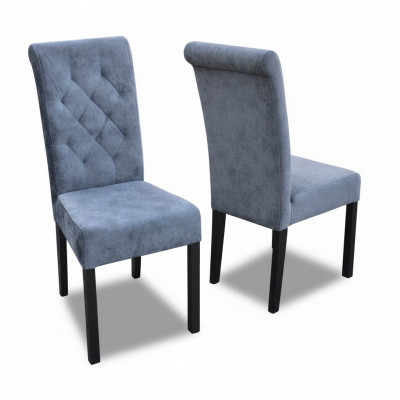 Armchair Chair Dining Room TV Lounge Textile Seat Modern Upholstered Chair Solid Wood