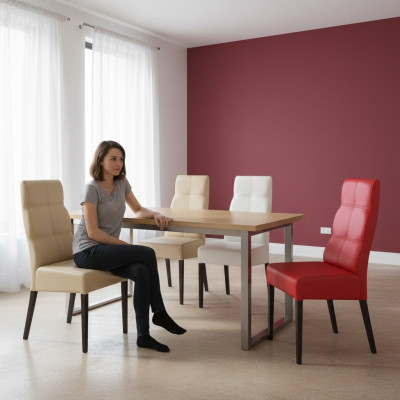 Designer chair luxury armchair upholstered chairs gastronomy dining room design seating new